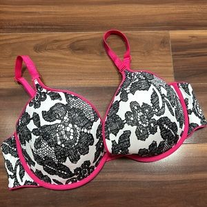 44C Cacique lightly lined front clip reversible bra